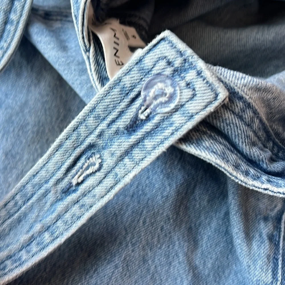 Denim Forum Blue Wrap Dress - Picture 8 of 10